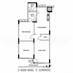 Blk 414 Bukit Batok West Avenue 4 (Bukit Batok), HDB 3 Rooms #587246351